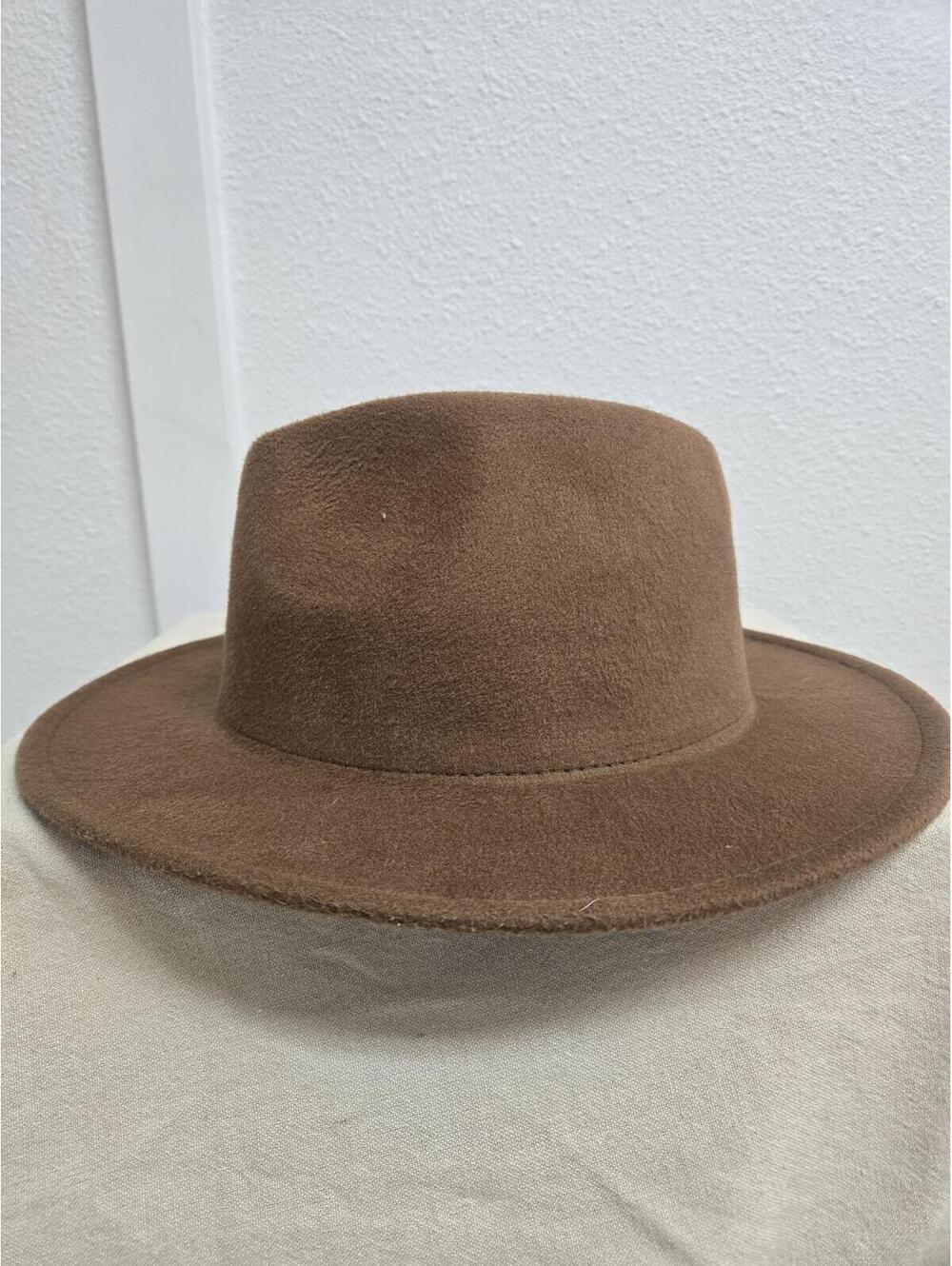 🤎 CLASSIC COFFEE BROWN WIDE BRIM FEDORA 🤎 boho festival - Picture 5 of 8